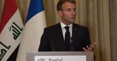 Emmanuel Macron à Bagdad