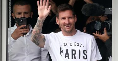 Arrivée de Lionel Messi au PSG