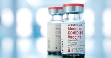 Flacon de vaccin Moderna